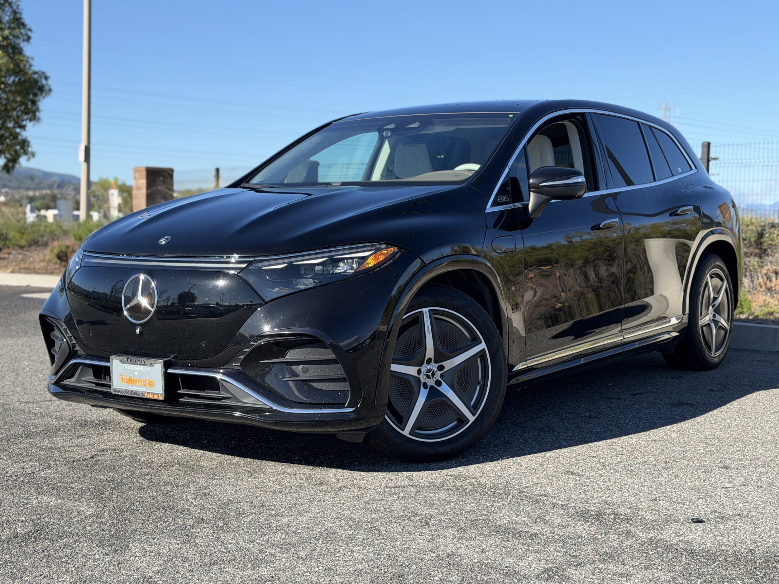 Used 2023 Mercedes-Benz EQS SUV Base with VIN 4JGDM4EB5PA015195 for sale in Santa Clarita, CA