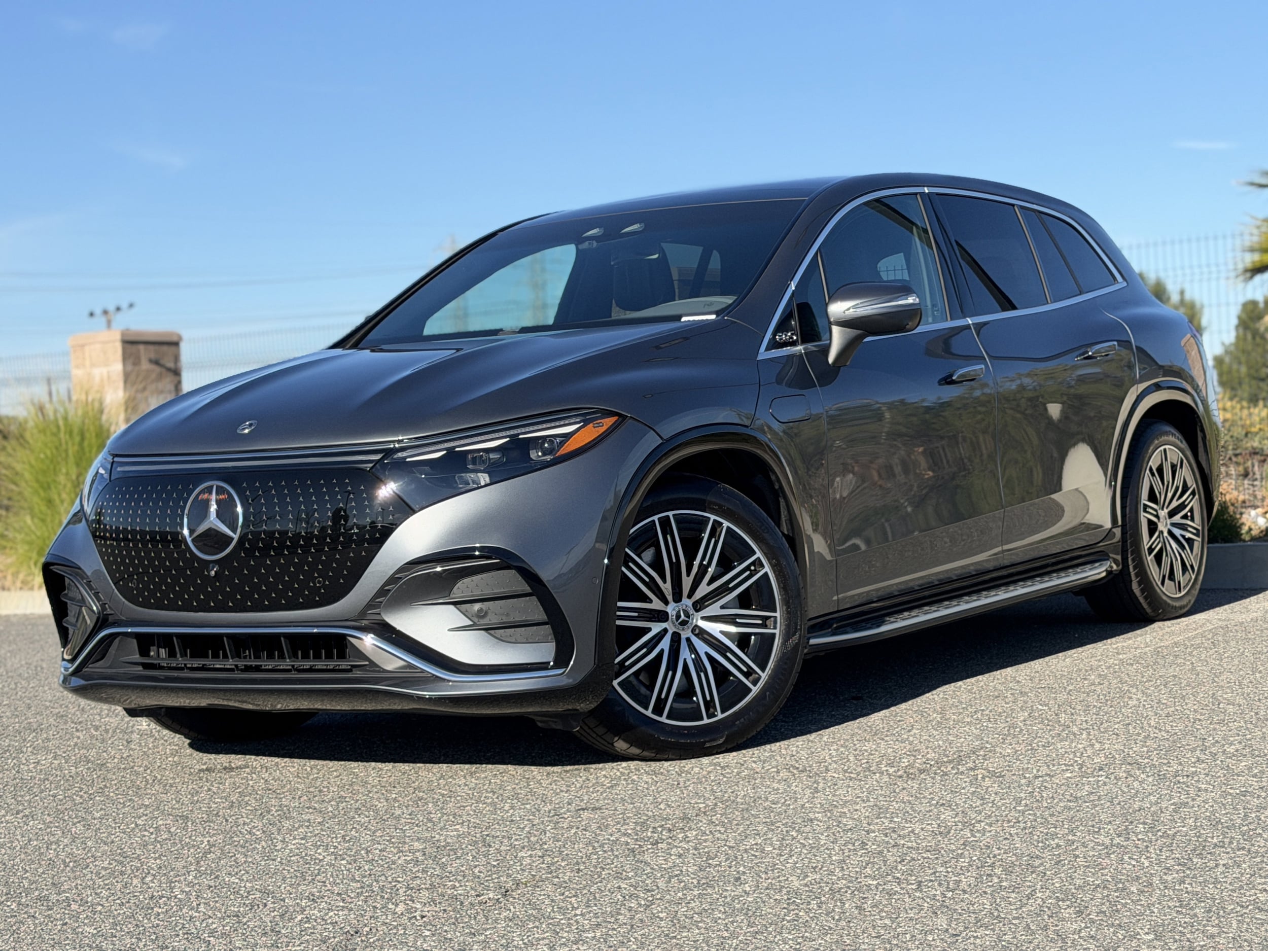 Used 2025 Mercedes-Benz EQS SUV Base with VIN 4JGDM4EBXSA037976 for sale in Santa Clarita, CA