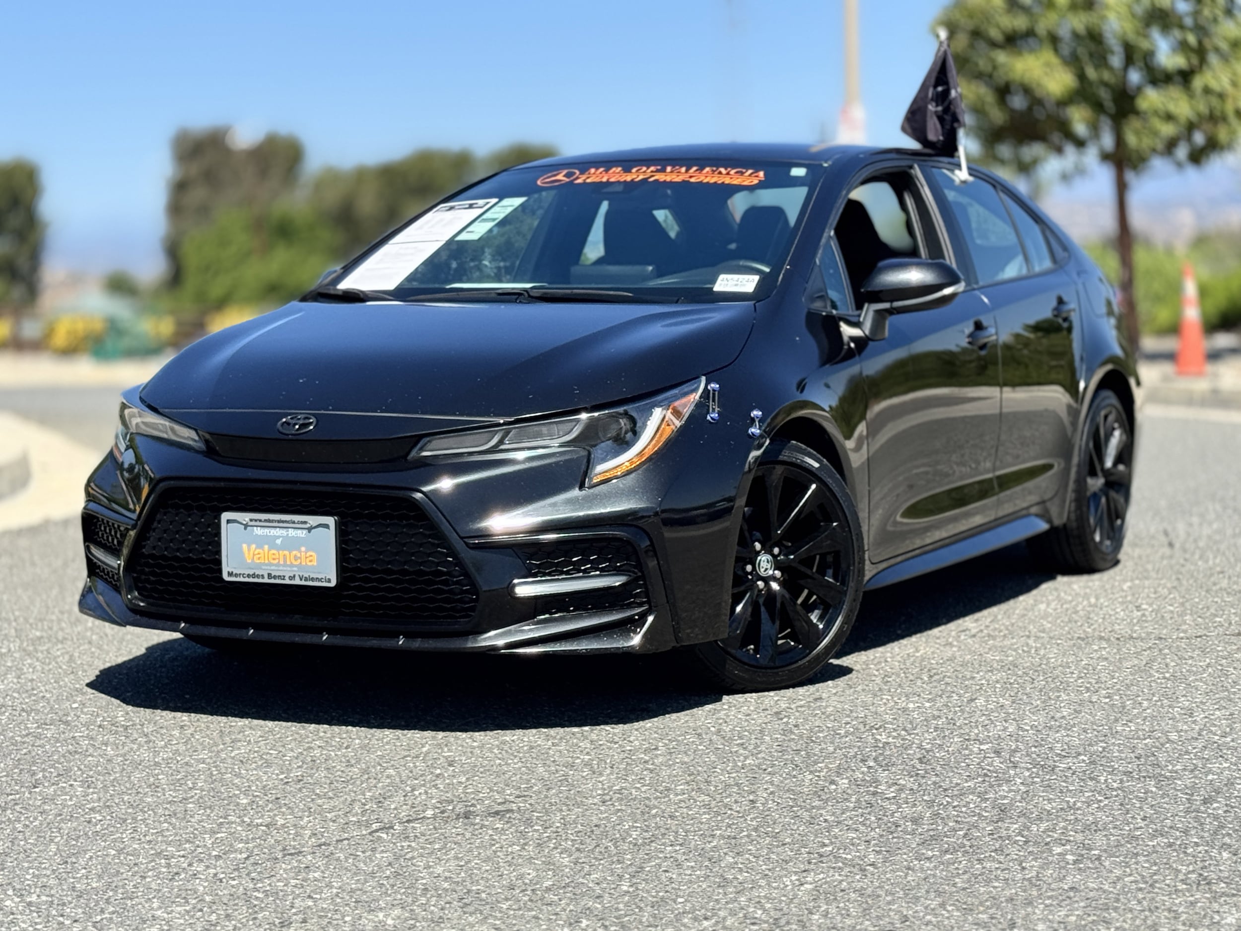 Used 2022 Toyota Corolla Nightshade with VIN 5YFS4MCE9NP123255 for sale in Santa Clarita, CA