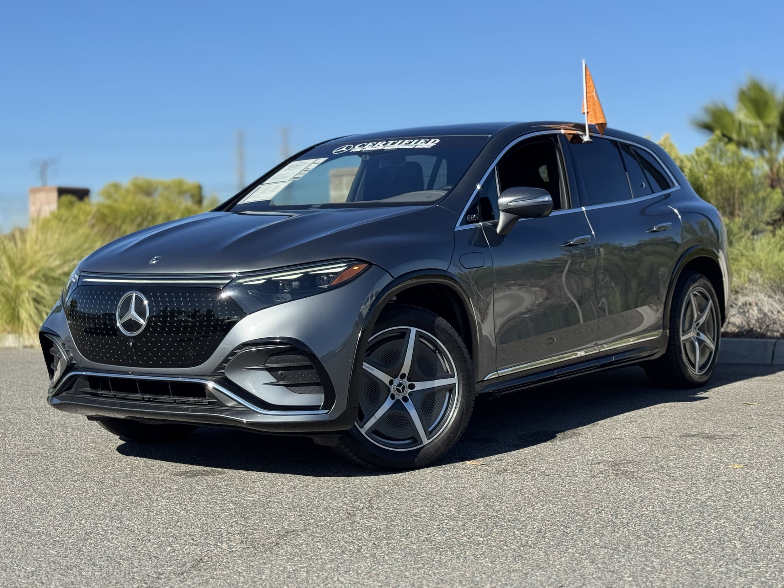 Certified 2023 Mercedes-Benz EQS SUV Base with VIN 4JGDM4EB9PA007312 for sale in Santa Clarita, CA
