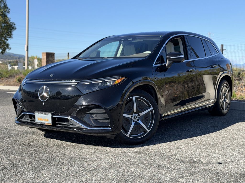 Certified 2023 Mercedes-Benz EQS SUV Base with VIN 4JGDM4EB5PA015195 for sale in Santa Clarita, CA