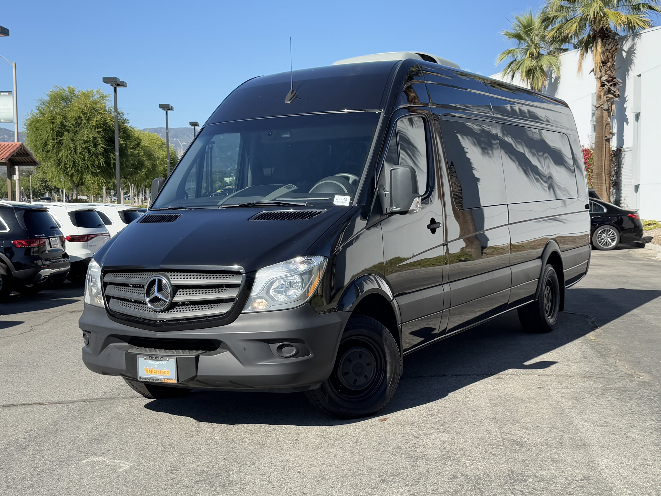 Used 2017 Mercedes-Benz Sprinter Cargo Van Base with VIN WDAPF1CD3HP575555 for sale in Santa Clarita, CA