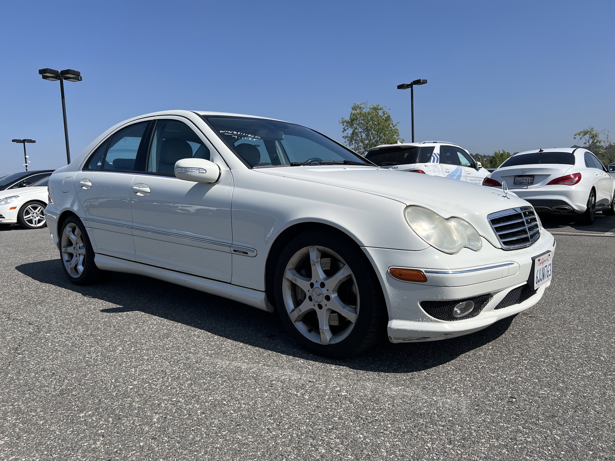 Used 2007 Mercedes-Benz C-Class C230 Sport with VIN WDBRF52H27F896698 for sale in Santa Clarita, CA