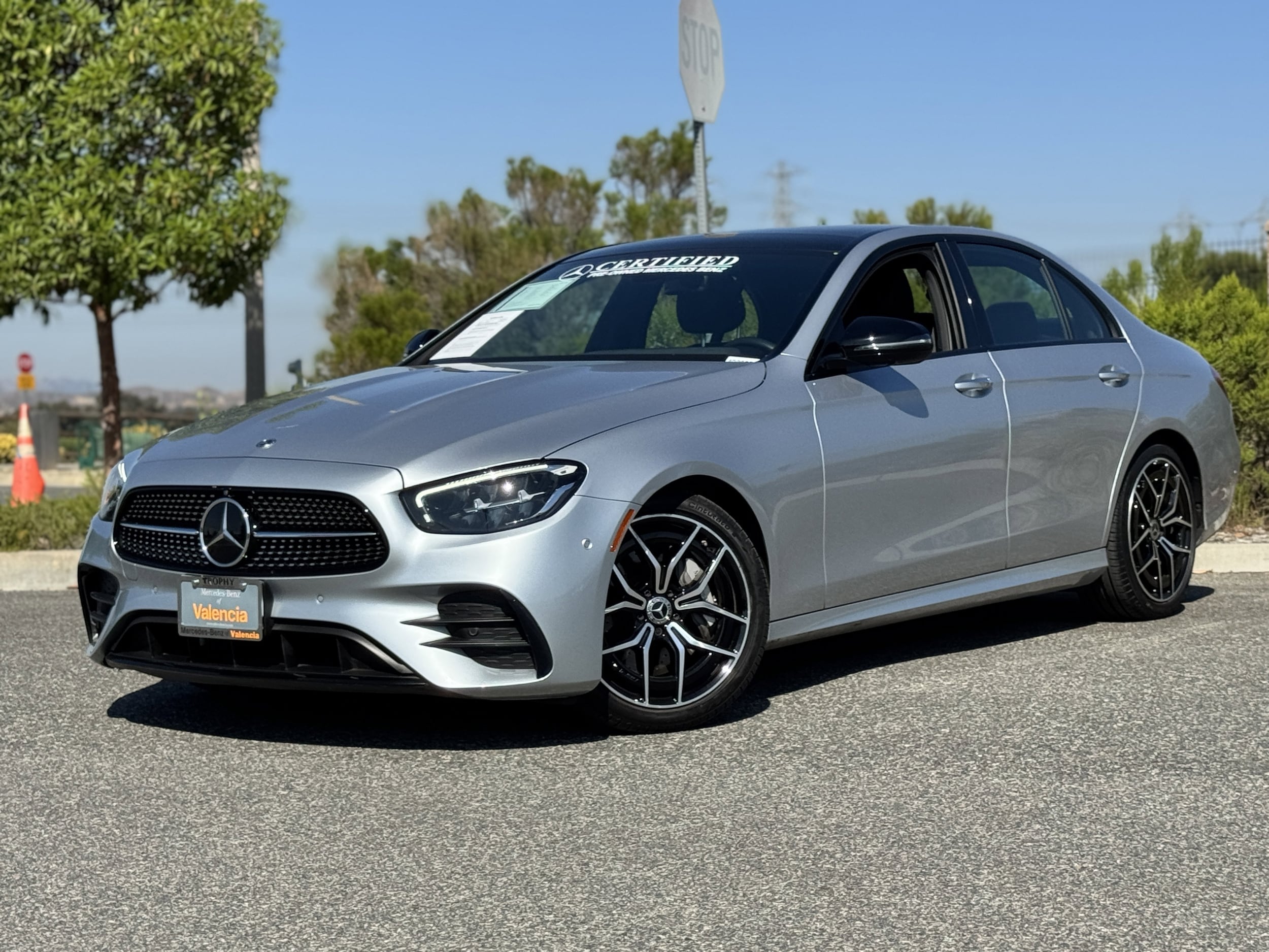 Certified 2022 Mercedes-Benz E-Class E350 with VIN W1KZF8DB9NB053930 for sale in Santa Clarita, CA
