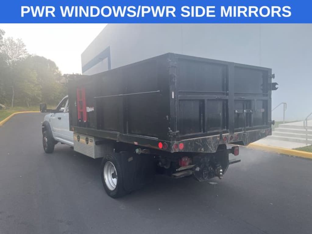 Used 2022 Ram 4500HD Tradesman 12 Foot Landscape Dump Truck Crew Cab