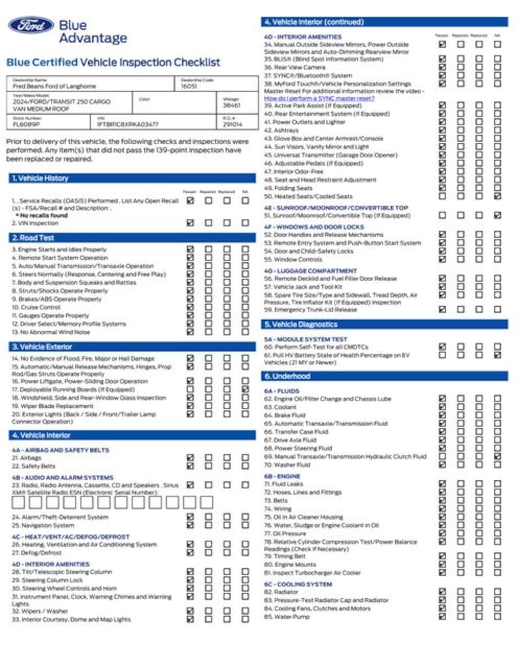 Certified 2024 Ford Transit-250 Van Medium Roof Van