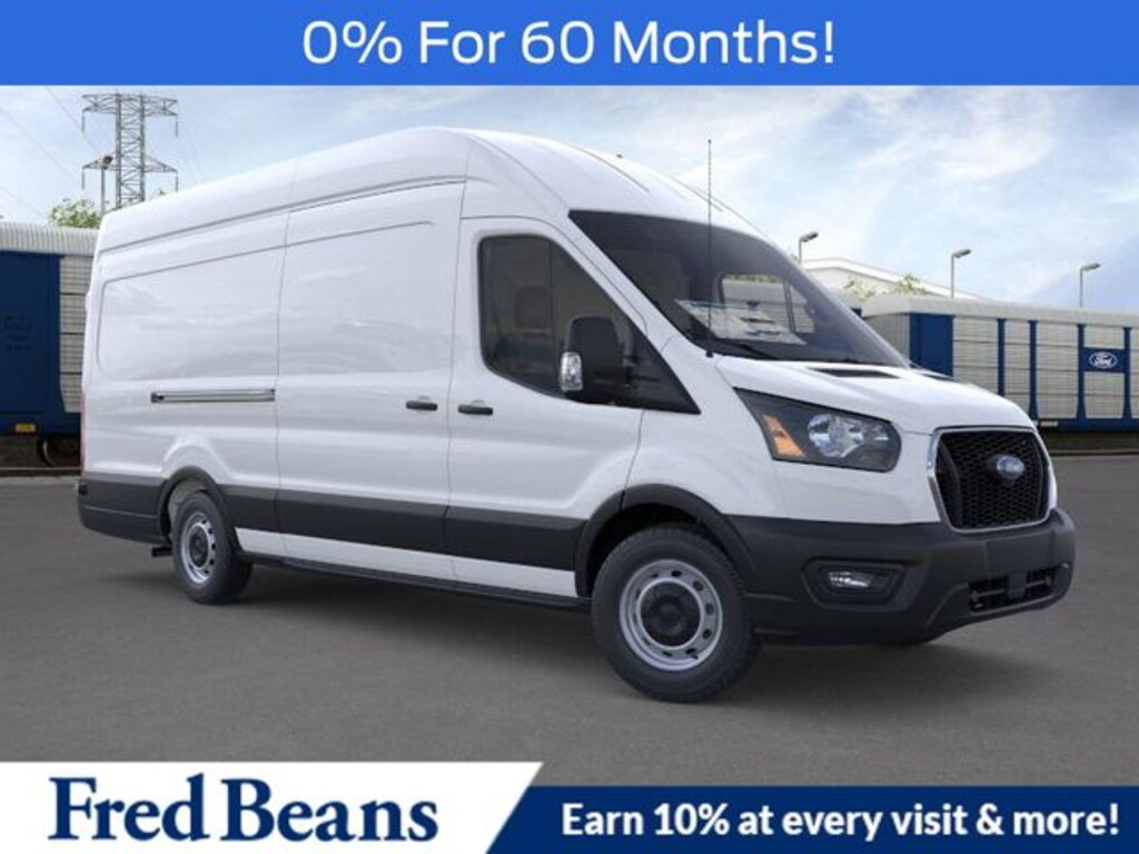 New 2025 Ford Transit-350 Cargo Van High Roof Ext. Van
