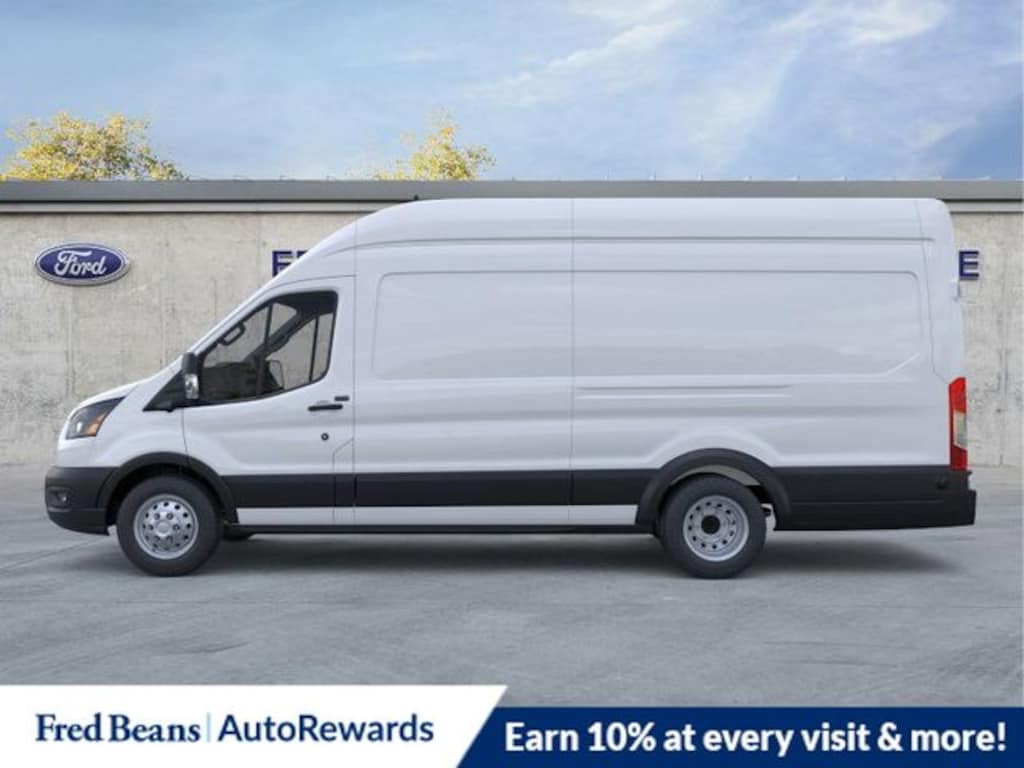 New 2025 Ford Transit-350 Cargo Base w/11,000 lb. GVWR Van High Roof HD Ext. Van