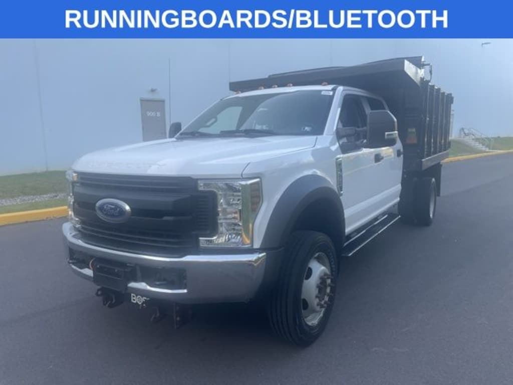 Certified 2018 Ford F-450SD XL 10.5 Foot Landscape Dump Truck Crew Cab