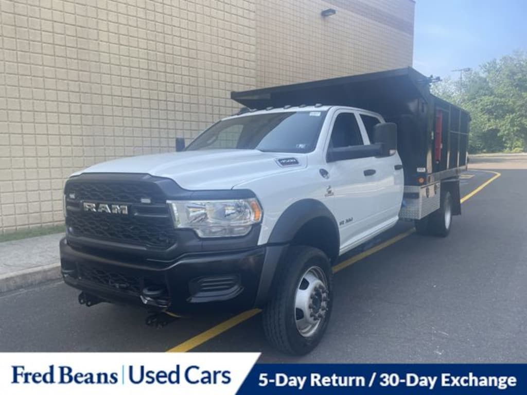 Used 2022 Ram 4500HD Tradesman 12 Foot Landscape Dump Truck Crew Cab