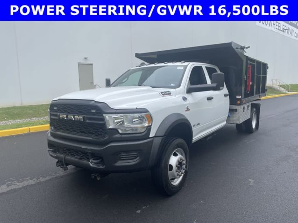 Certified 2022 Ram 4500HD Tradesman 12 Foot Landscape Dump Truck Crew Cab