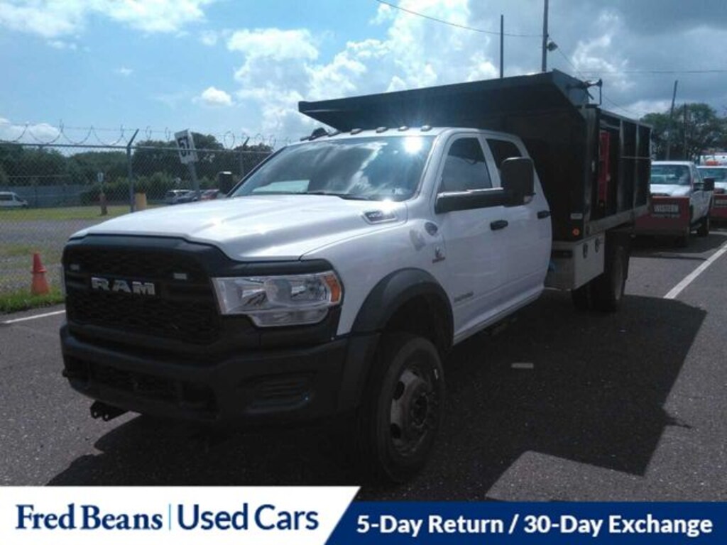 Used 2022 Ram 4500HD Tradesman 12 Foot Landscape Dump Truck Crew Cab