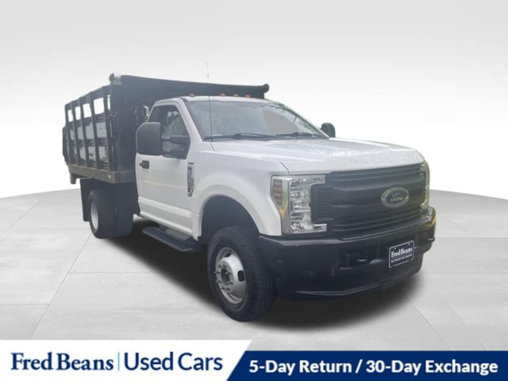 Certified 2019 Ford F-350SD XL 9 Foot Stake Dump Truck Regular Cab