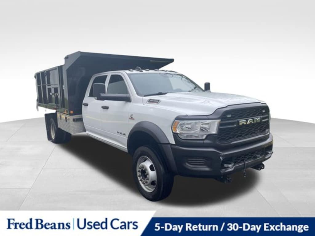 Certified 2022 Ram 4500HD Tradesman 12 Foot Landscape Dump Truck Crew Cab