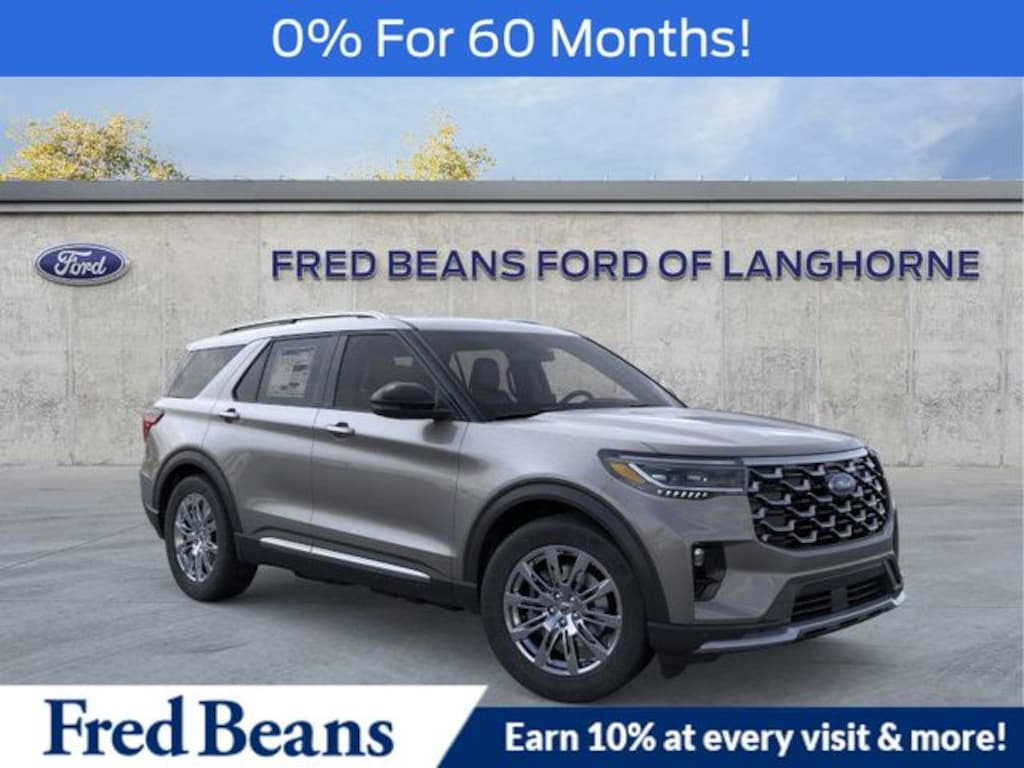 New 2025 Ford Explorer Platinum SUV