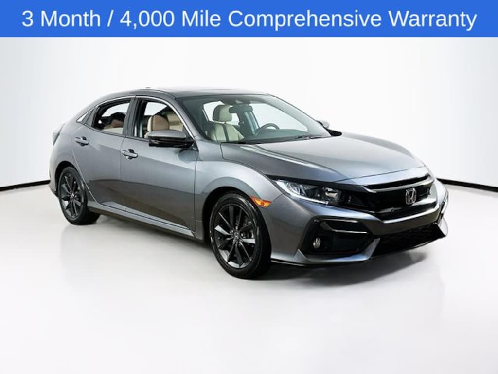 Certified 2020 Honda Civic EX Hatchback