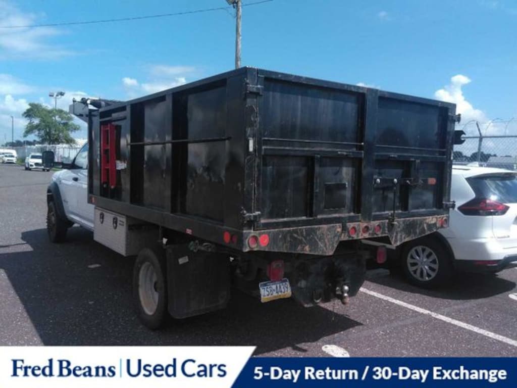 Used 2022 Ram 4500HD Tradesman 12 Foot Landscape Dump Truck Crew Cab