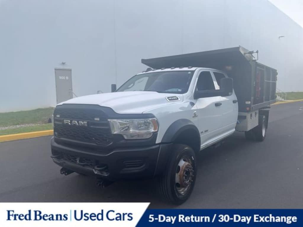 Used 2022 Ram 4500HD Tradesman 12 Foot Landscape Dump Truck Crew Cab