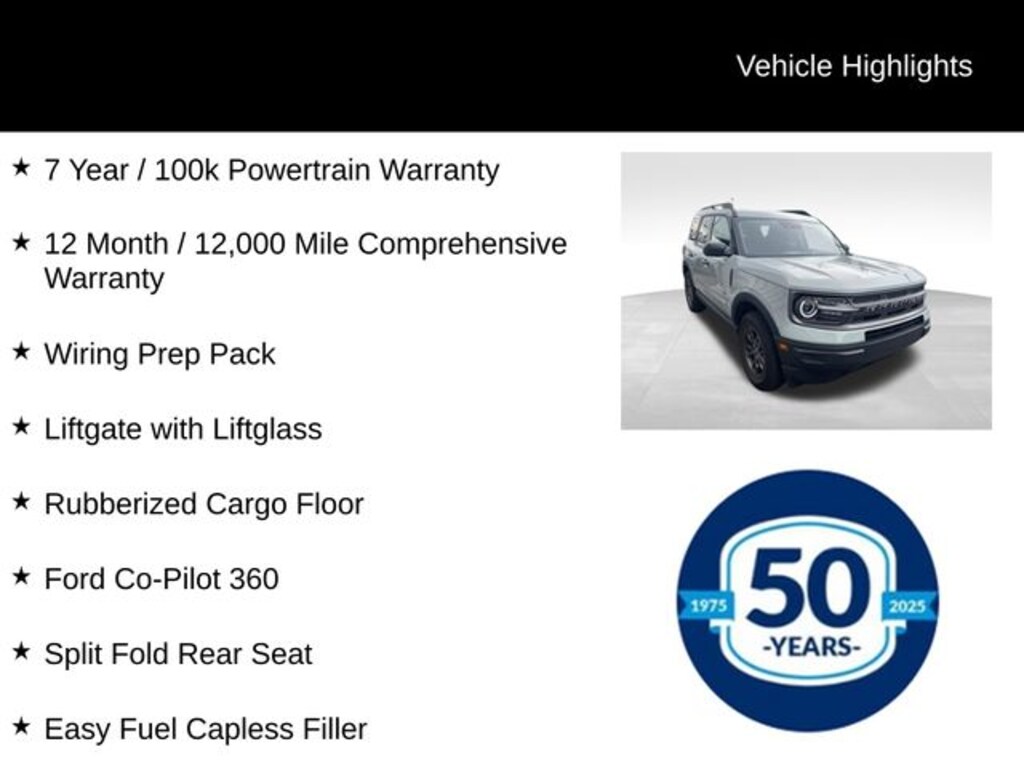 Certified 2024 Ford Bronco Sport Big Bend SUV