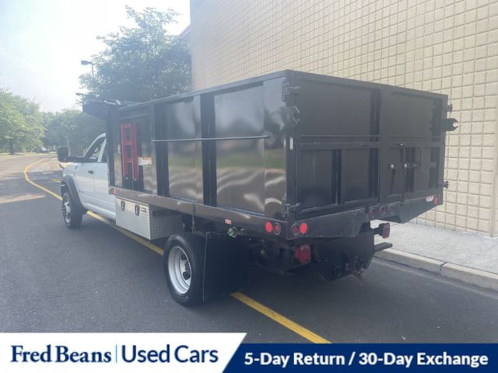 Used 2022 Ram 4500HD Tradesman 12 Foot Landscape Dump Truck Crew Cab
