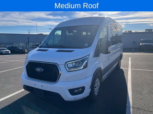 Certified 2023 Ford Transit-350 XLT Wagon Medium Roof Van