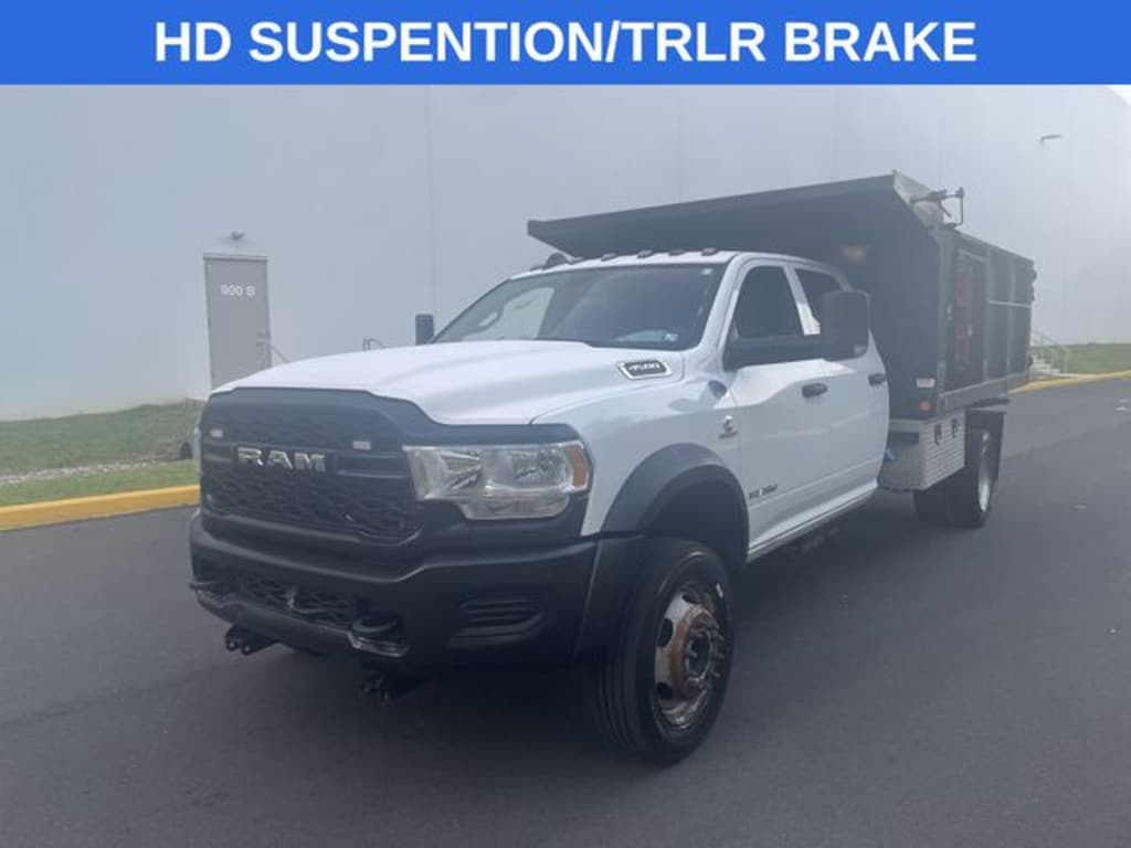 Used 2022 Ram 4500HD Tradesman 12 Foot Landscape Dump Truck Crew Cab