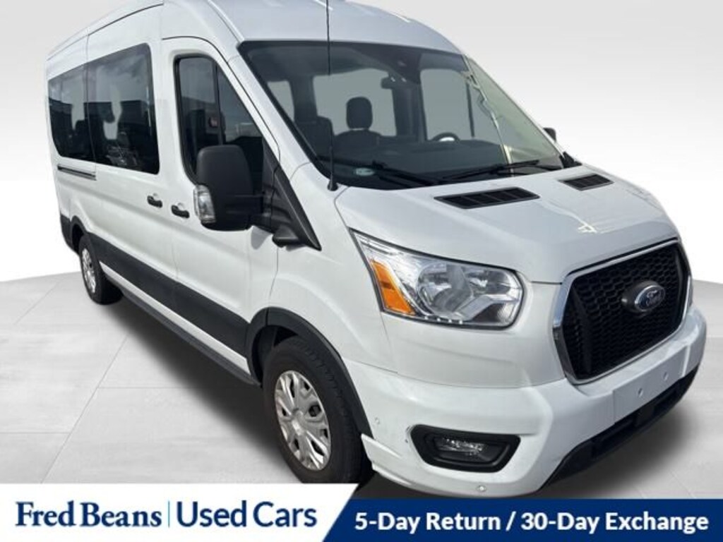 Certified 2022 Ford Transit-350 XLT Wagon Medium Roof Van