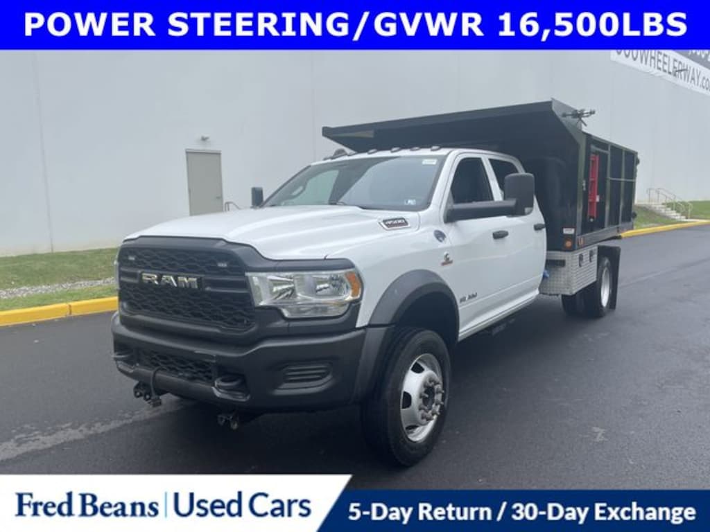 Certified 2022 Ram 4500HD Tradesman 12 Foot Landscape Dump Truck Crew Cab