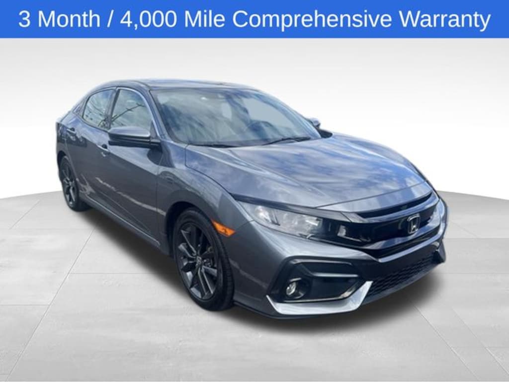 Certified 2020 Honda Civic EX Hatchback