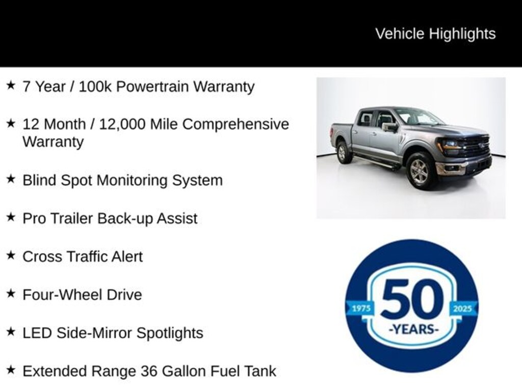 Certified 2024 Ford F-150 XLT Truck SuperCrew Cab