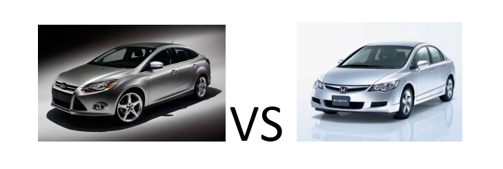 ford focus vs honda civic