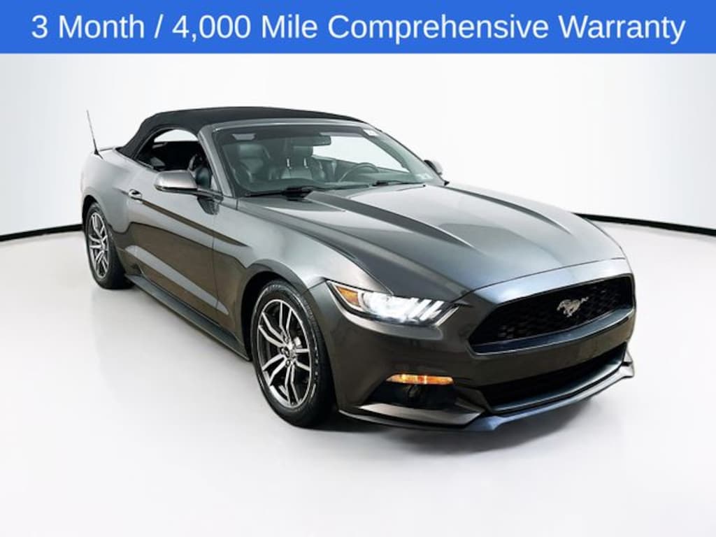 Certified 2017 Ford Mustang Ecoboost Premium Convertible