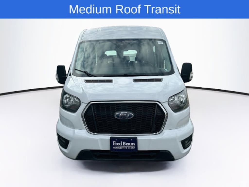 Certified 2023 Ford Transit-350 XLT Wagon Medium Roof Van