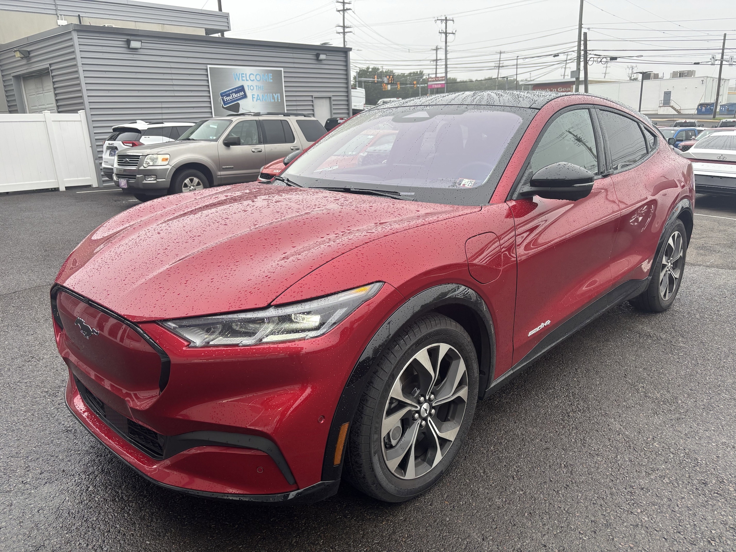 Certified 2021 Ford Mustang Mach-E Premium AWD with VIN 3FMTK3SS8MMA28067 for sale in Langhorne, PA