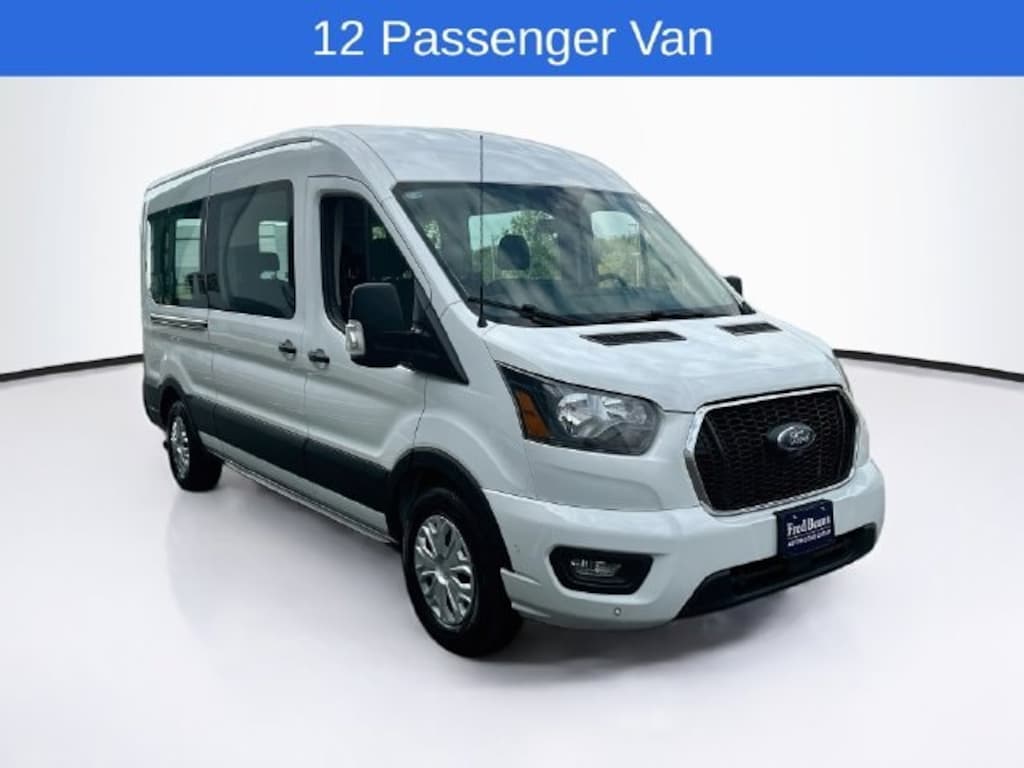 Certified 2023 Ford Transit-350 XLT Wagon Medium Roof Van