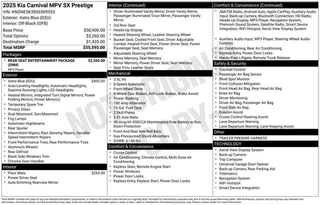 2025 Kia Carnival SX Prestige - Photo 9