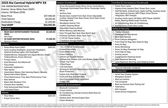 2025 Kia Carnival SX - Photo 11