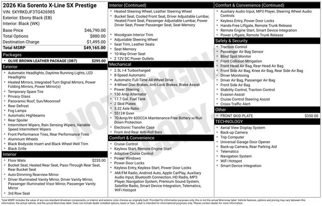 2026 Kia Sorento X-Line SX Prestige - Photo 11