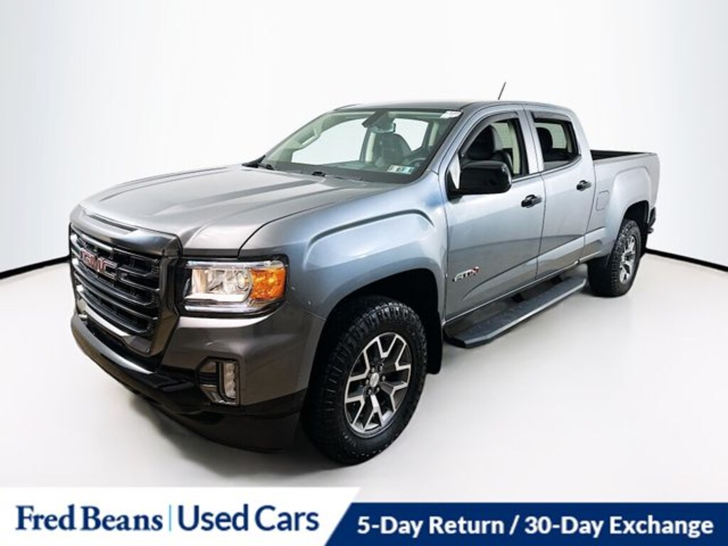 Used 2022 GMC Canyon AT4 w/Leather Truck Crew Cab
