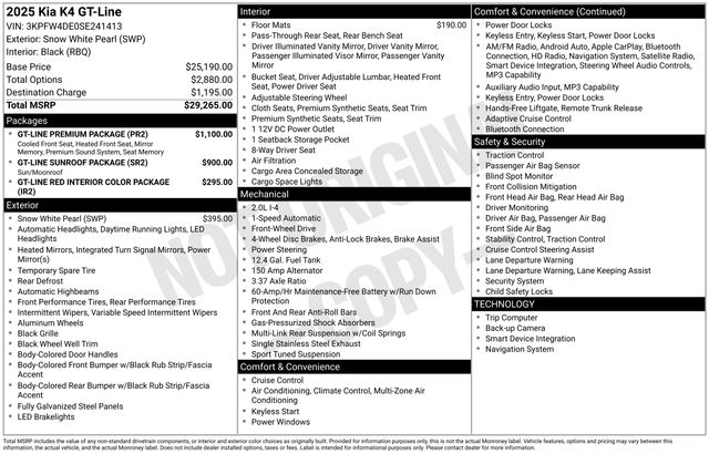 2025 Kia K4 GT-Line's photo