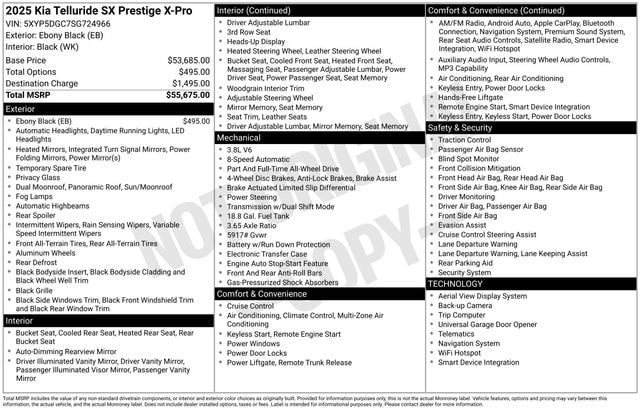 2025 Kia Telluride SX Prestige X-Pro's photo
