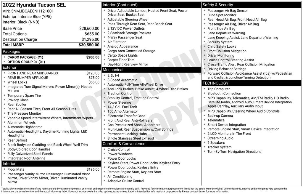 Used 2022 Hyundai Tucson SEL SUV