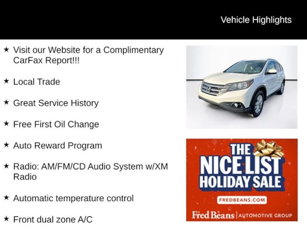 Used 2013 Honda CR-V EX-L SUV