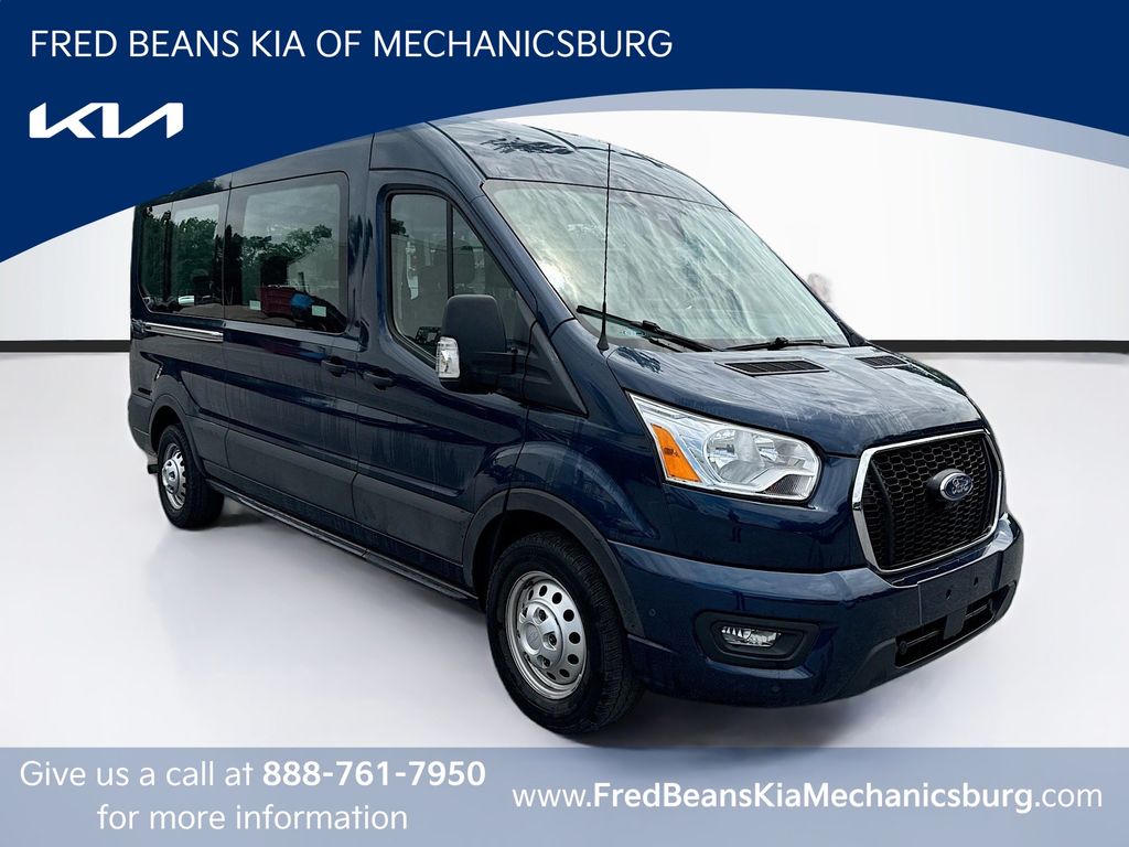 2021 Ford Transit 350 XLT Med Roof Sliding Pass. 148 AWD's photo