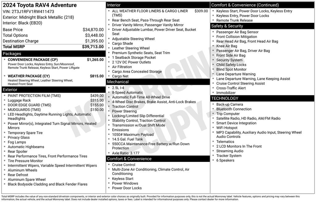 Certified 2024 Toyota RAV4 Adventure SUV