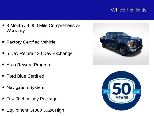 Certified 2021 Ford F-150 XLT Truck SuperCrew Cab