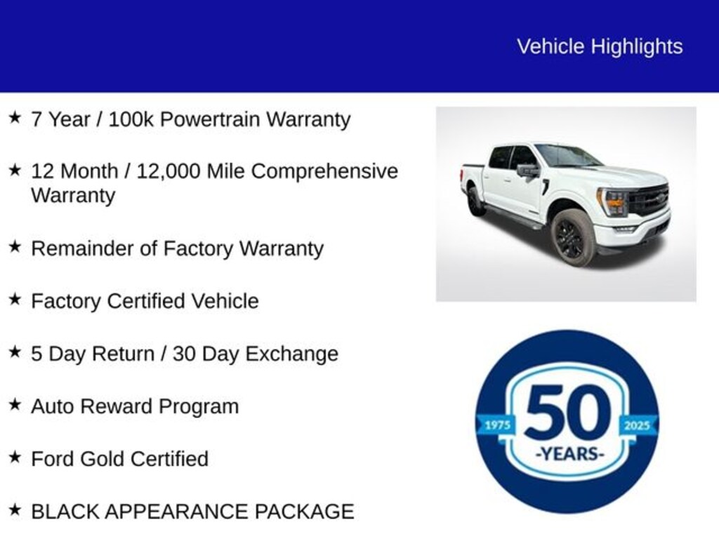 Certified 2023 Ford F-150 XLT Truck SuperCrew Cab