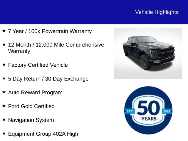 Certified 2023 Ford F-150 Tremor Truck SuperCrew Cab