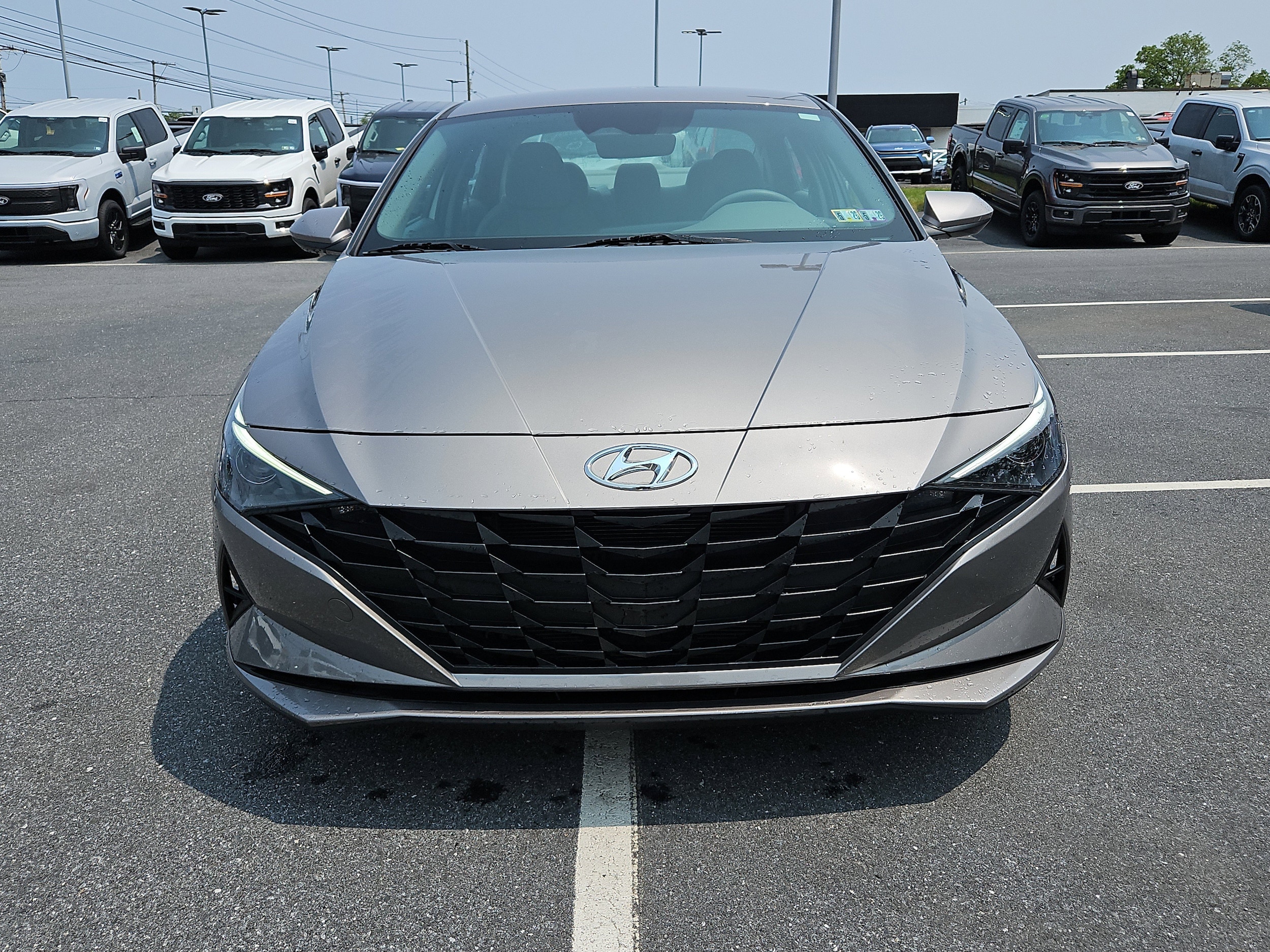 Used 2023 Hyundai Elantra Blue with VIN KMHLM4AJ5PU060452 for sale in Mechanicsburg, PA