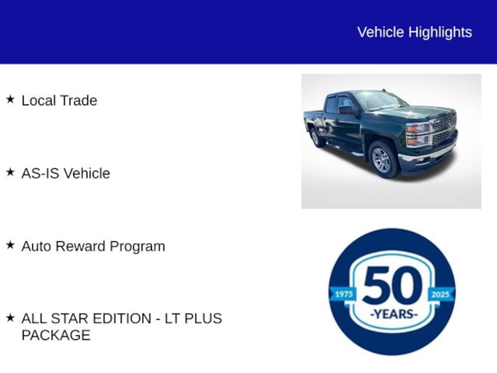 Used 2015 Chevrolet Silverado 1500 LT Truck Double Cab